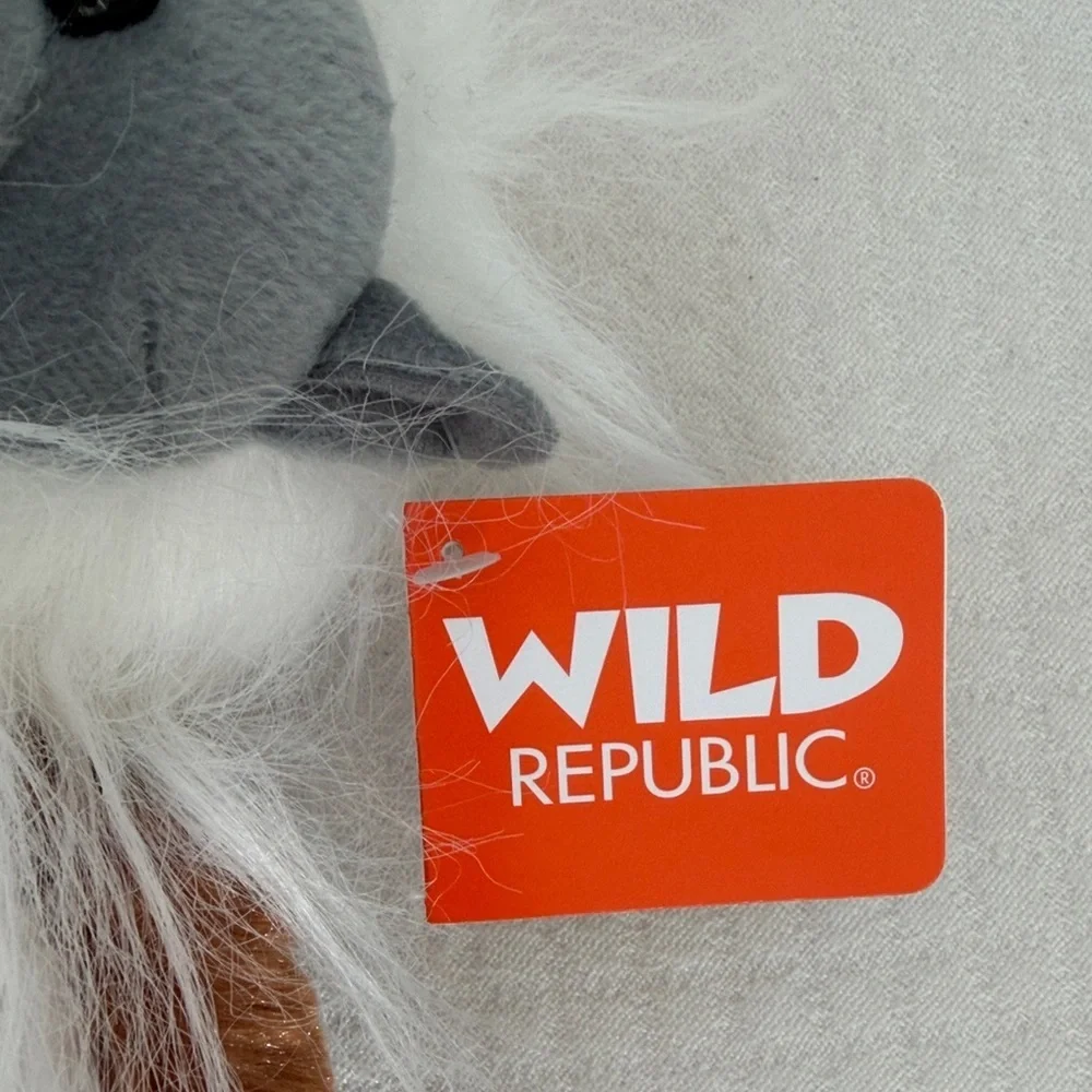 Wild Republic Plush Monkey Langur Colobus Monkey Stuffed Animal Long Limbs NWT